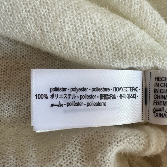 Zara Ivory White/Cream Sweater Size Small - Picture 7 of 7